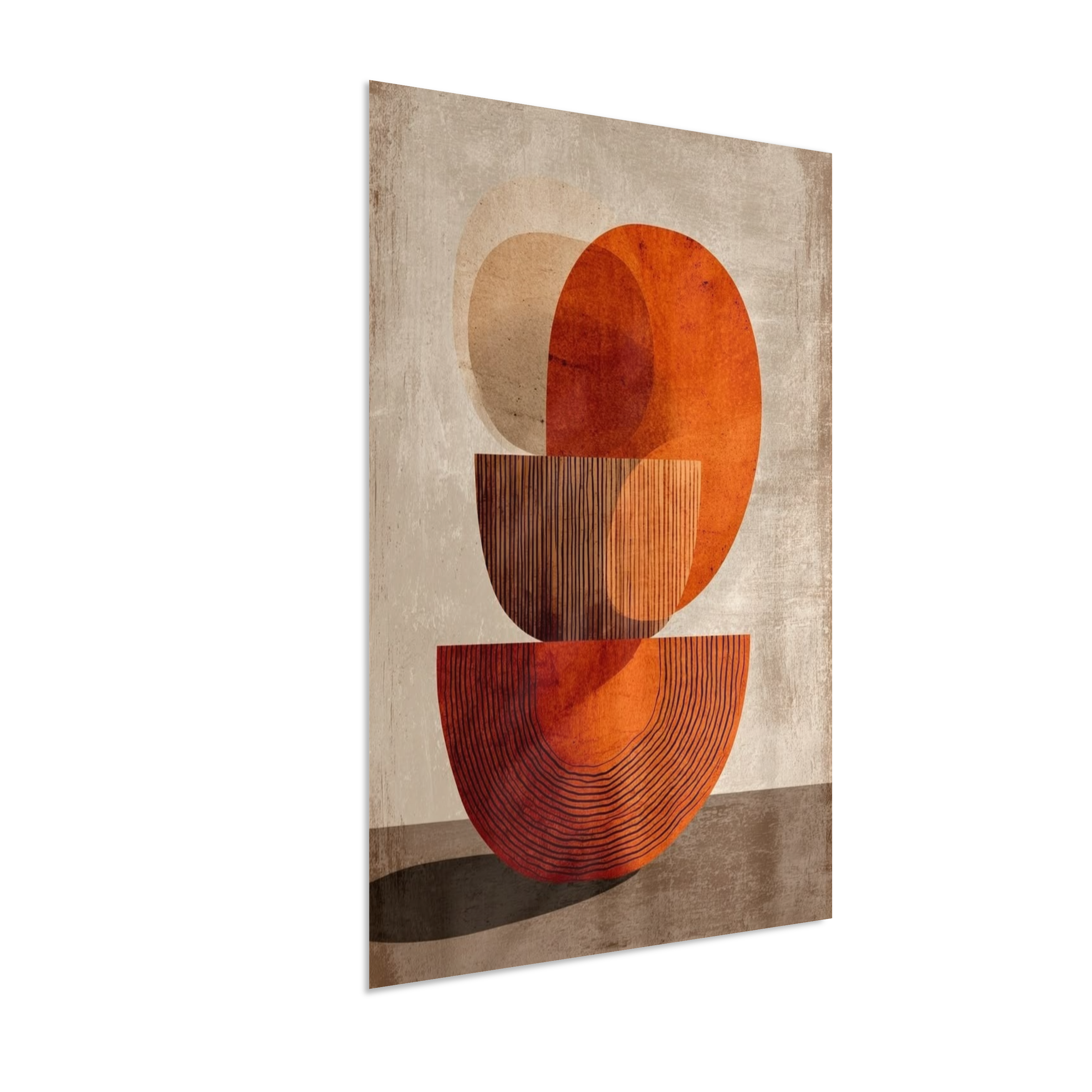 Quadro retangular abstrato