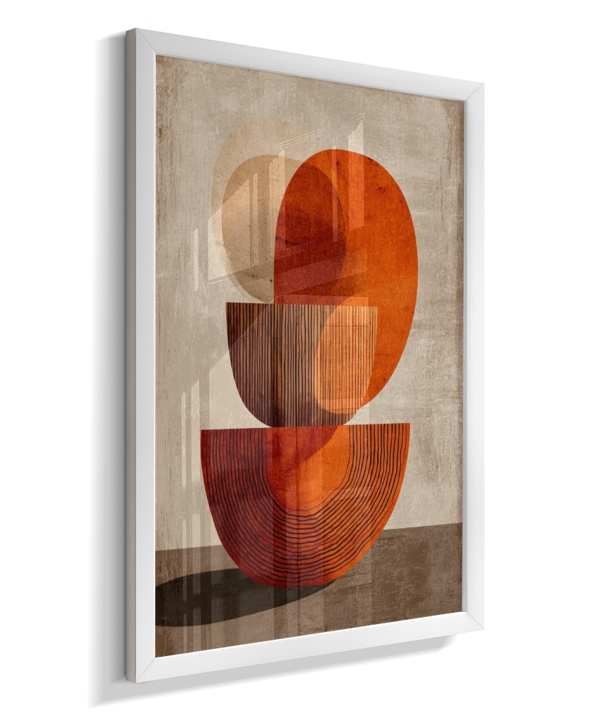 Quadro retangular abstrato