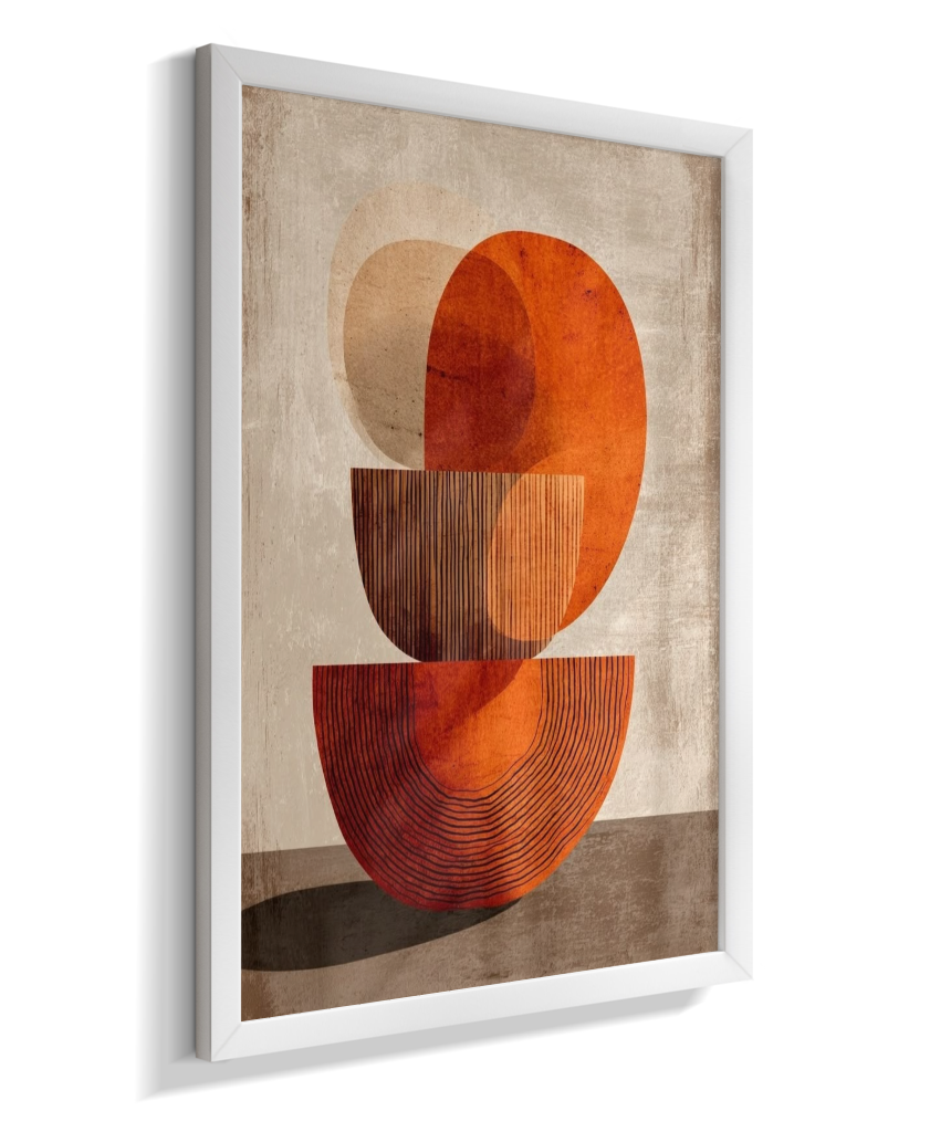Quadro retangular abstrato