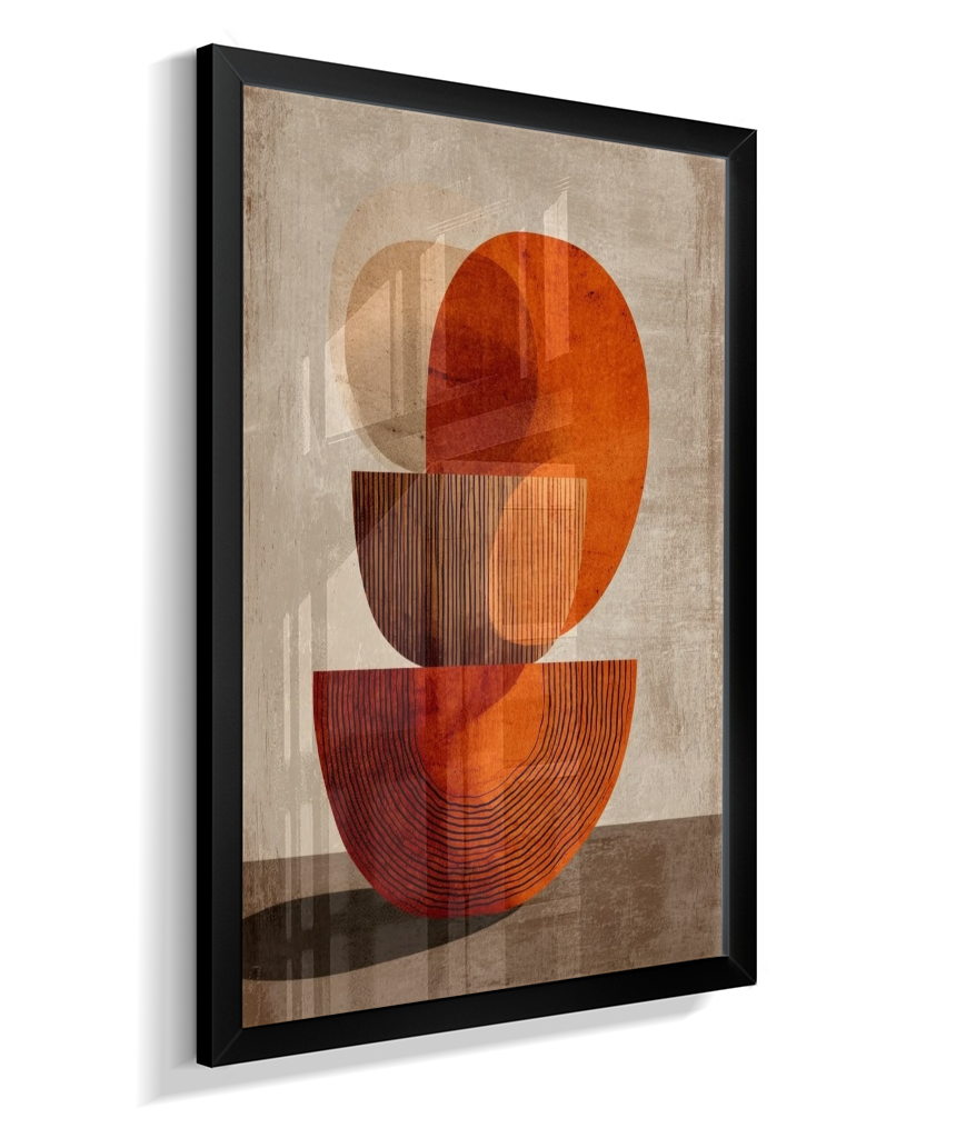 Quadro retangular abstrato