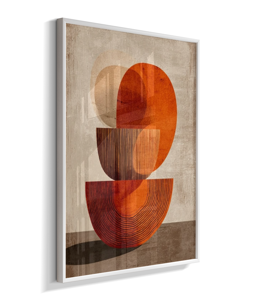 Quadro retangular abstrato