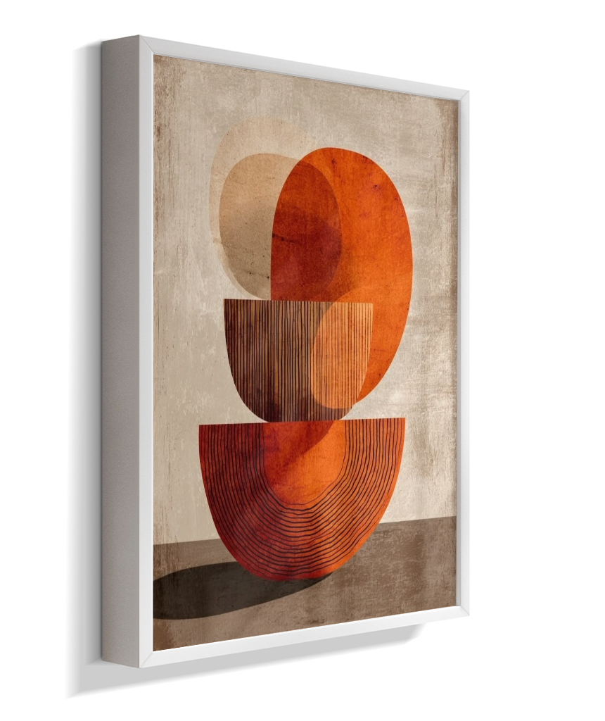 Quadro retangular abstrato