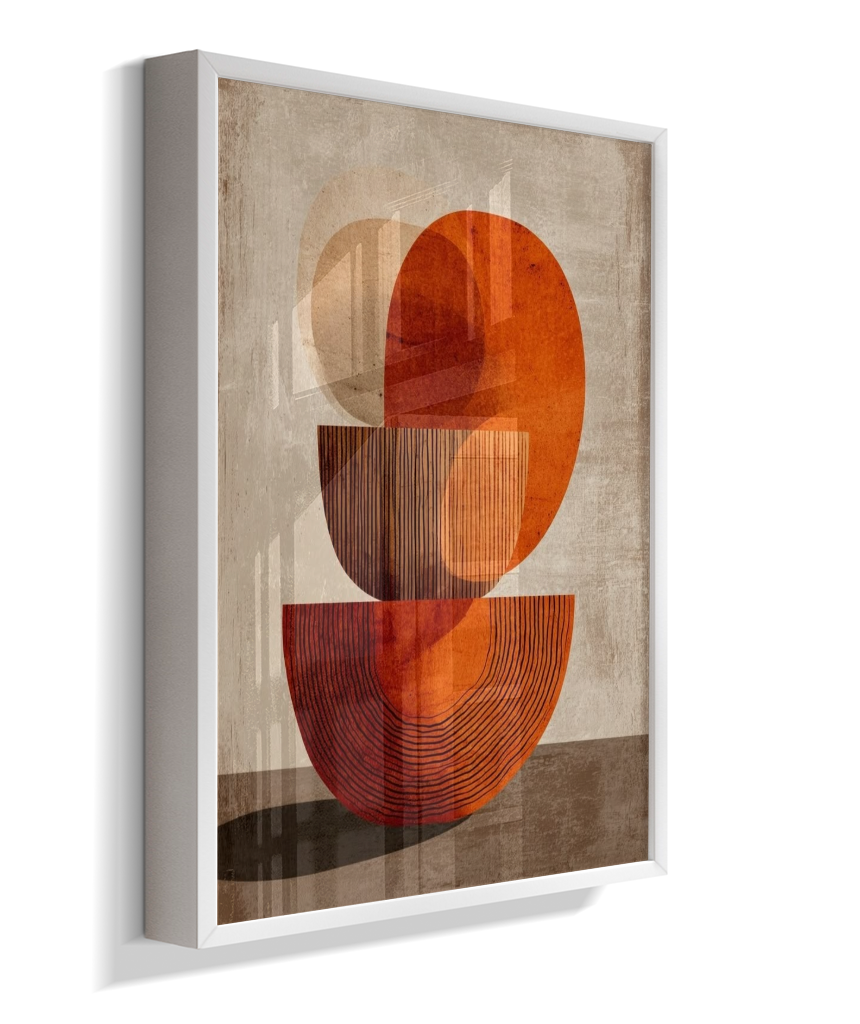 Quadro retangular abstrato