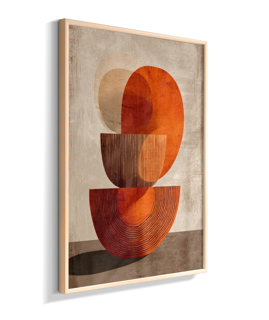 Quadro retangular abstrato