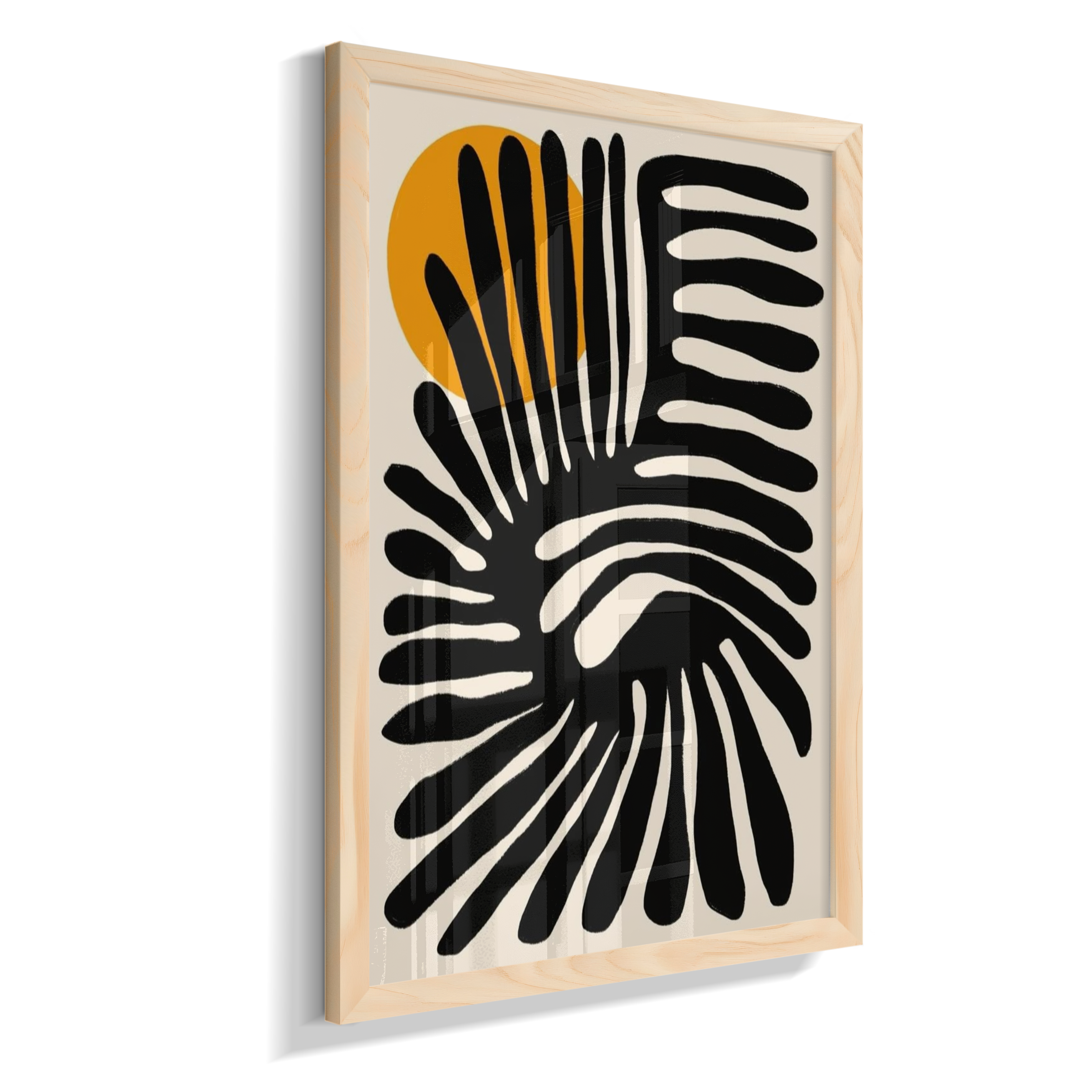 Quadro retangular abstrato