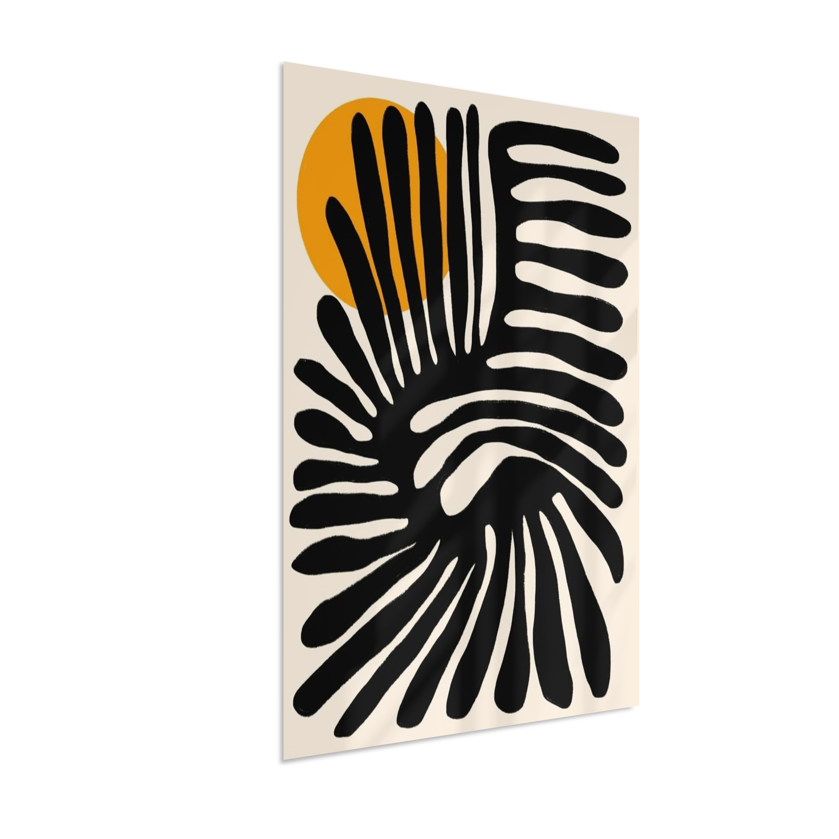 Quadro retangular abstrato