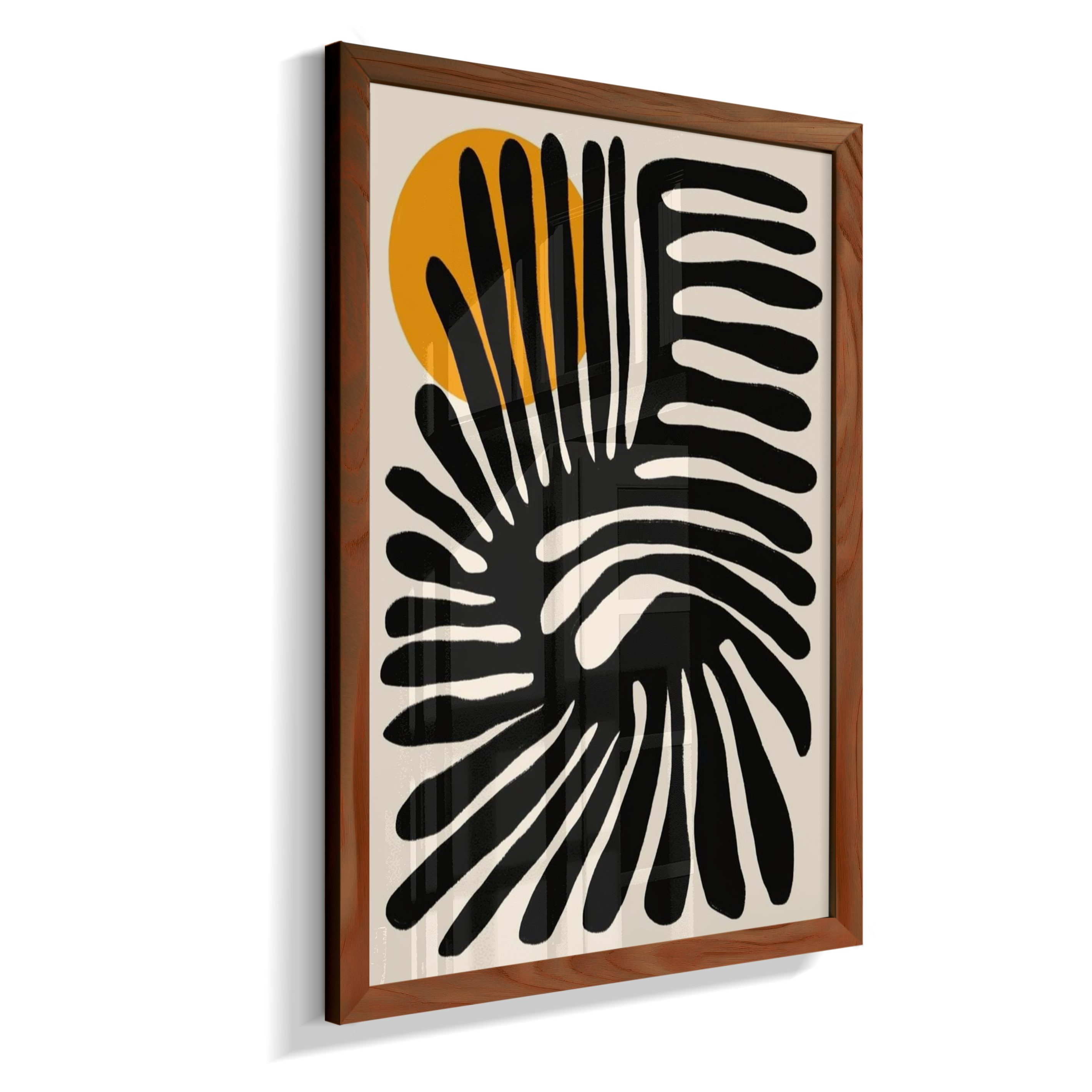 Quadro retangular abstrato