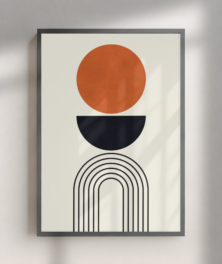 Quadro Abstrato minimalista