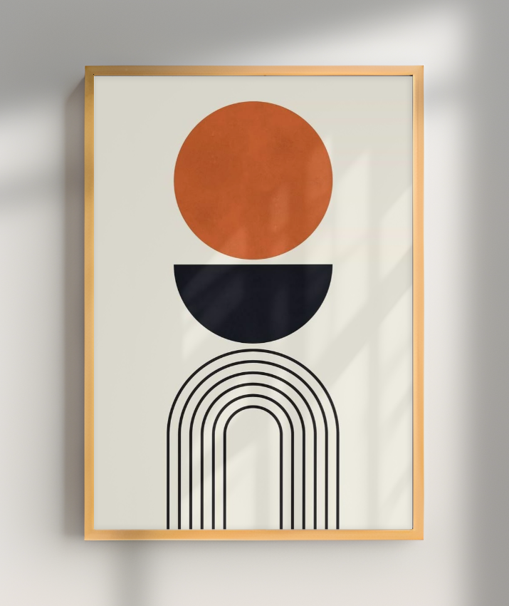 Quadro Abstrato minimalista