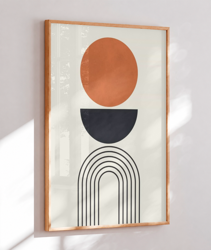 Quadro Abstrato minimalista