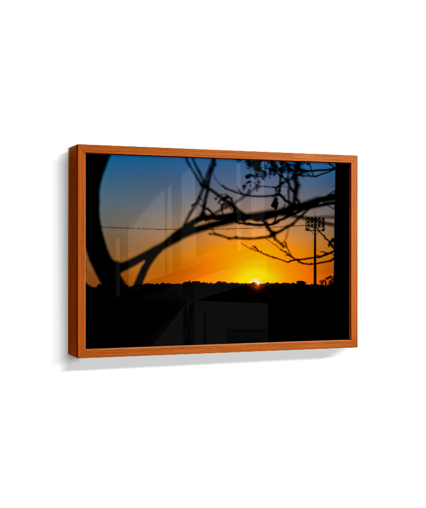 Por do sol Ginásio