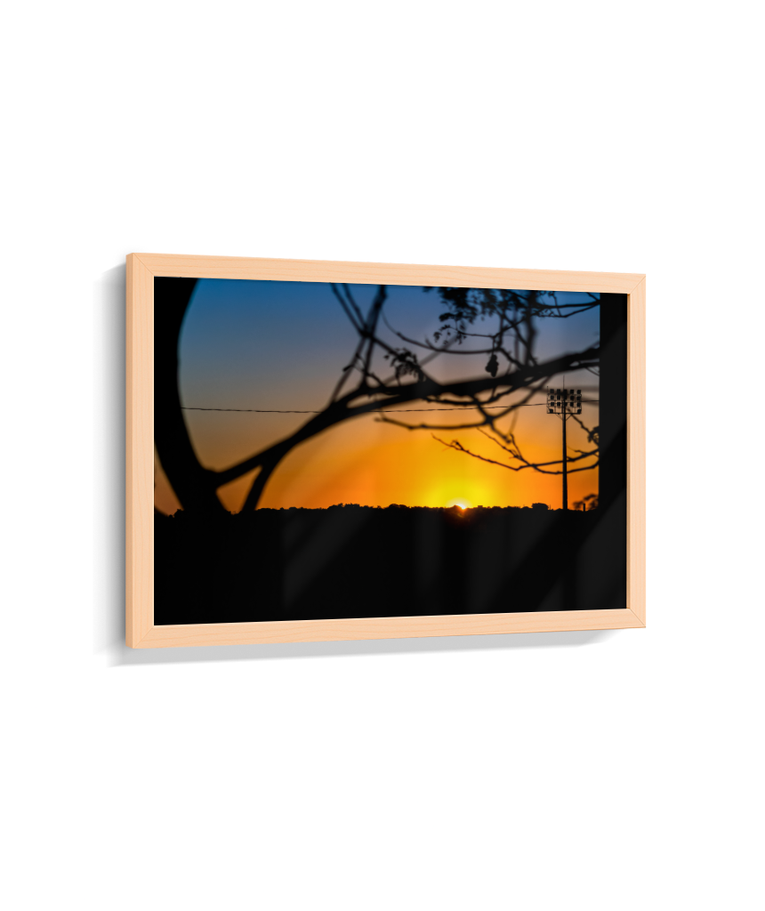 Por do sol Ginásio