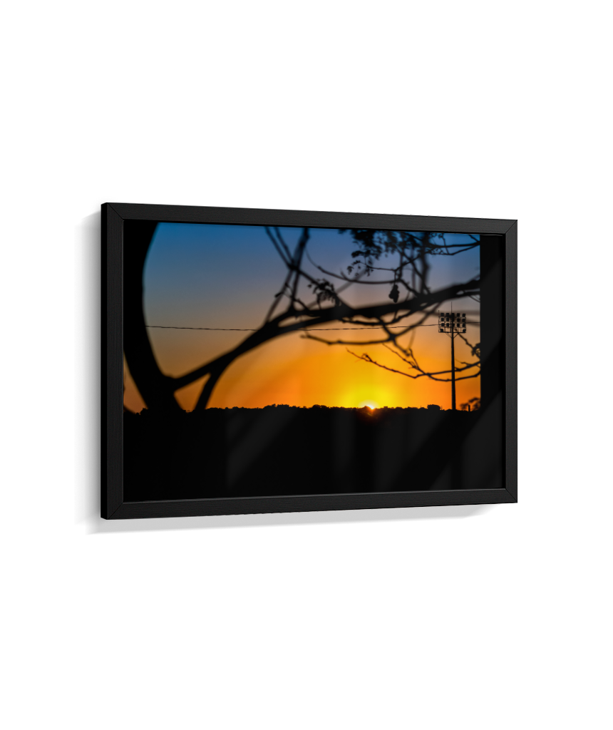 Por do sol Ginásio