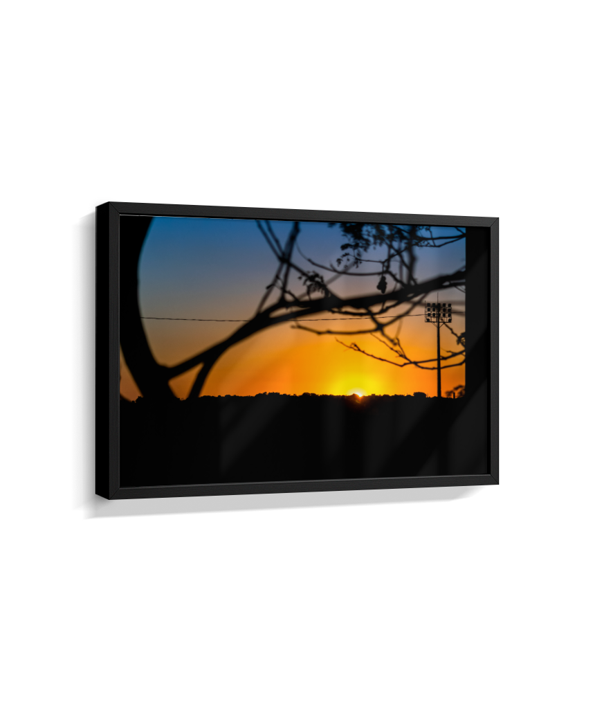 Por do sol Ginásio
