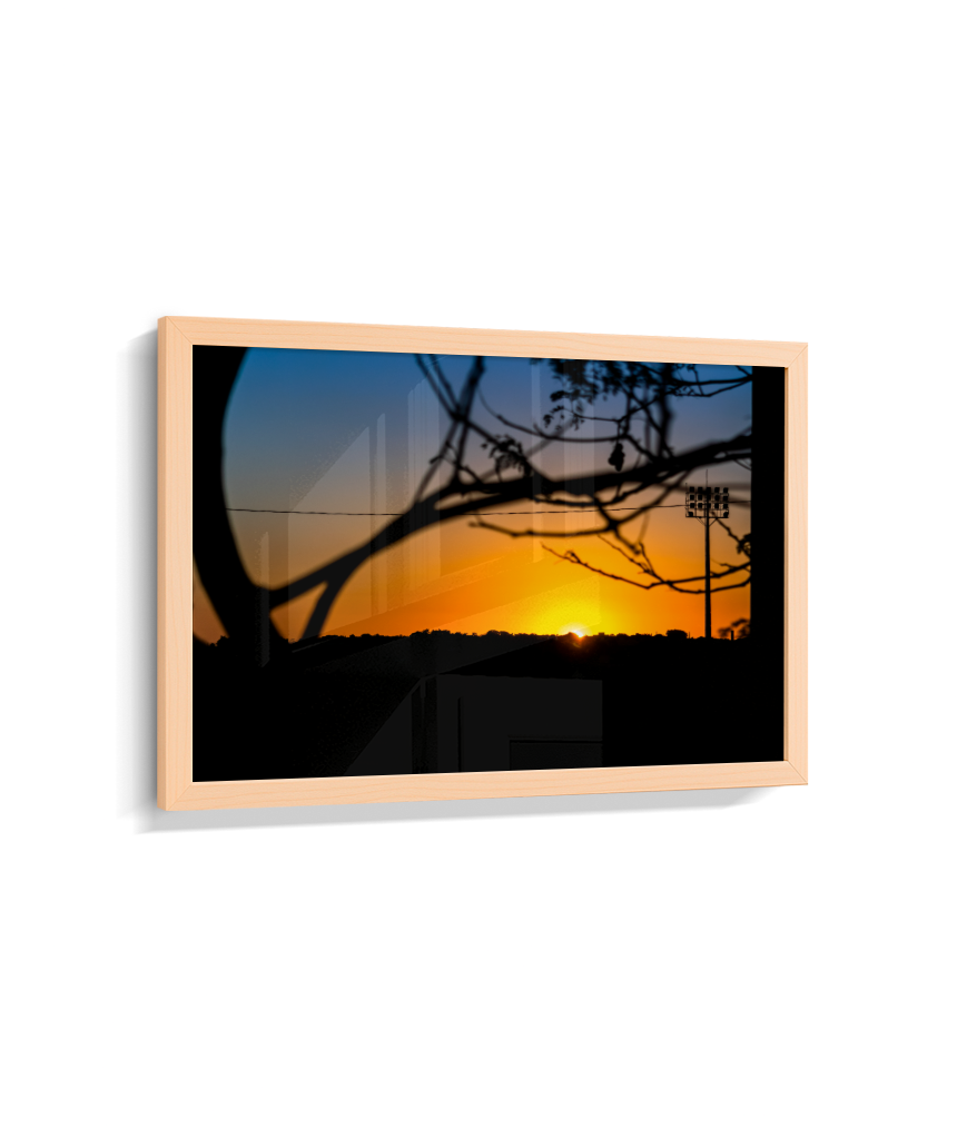 Por do sol Ginásio