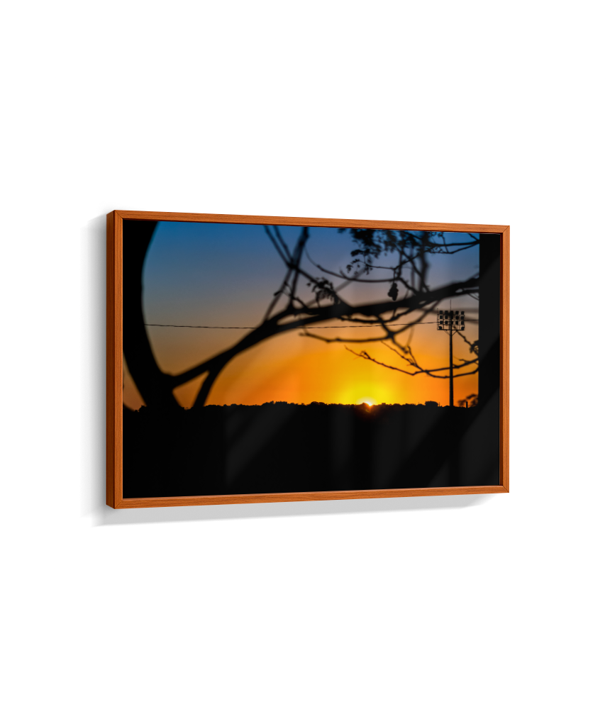 Por do sol Ginásio