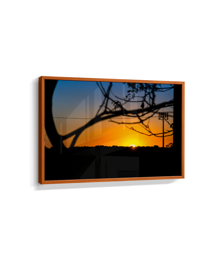 Por do sol Ginásio