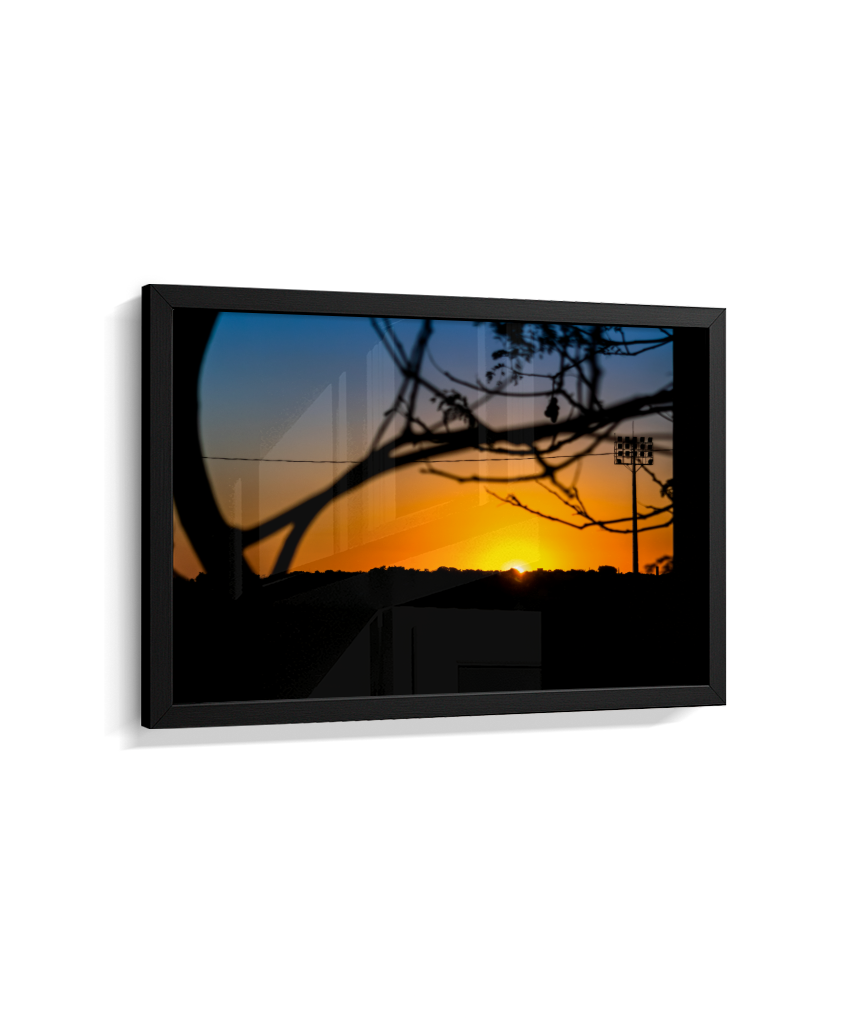 Por do sol Ginásio