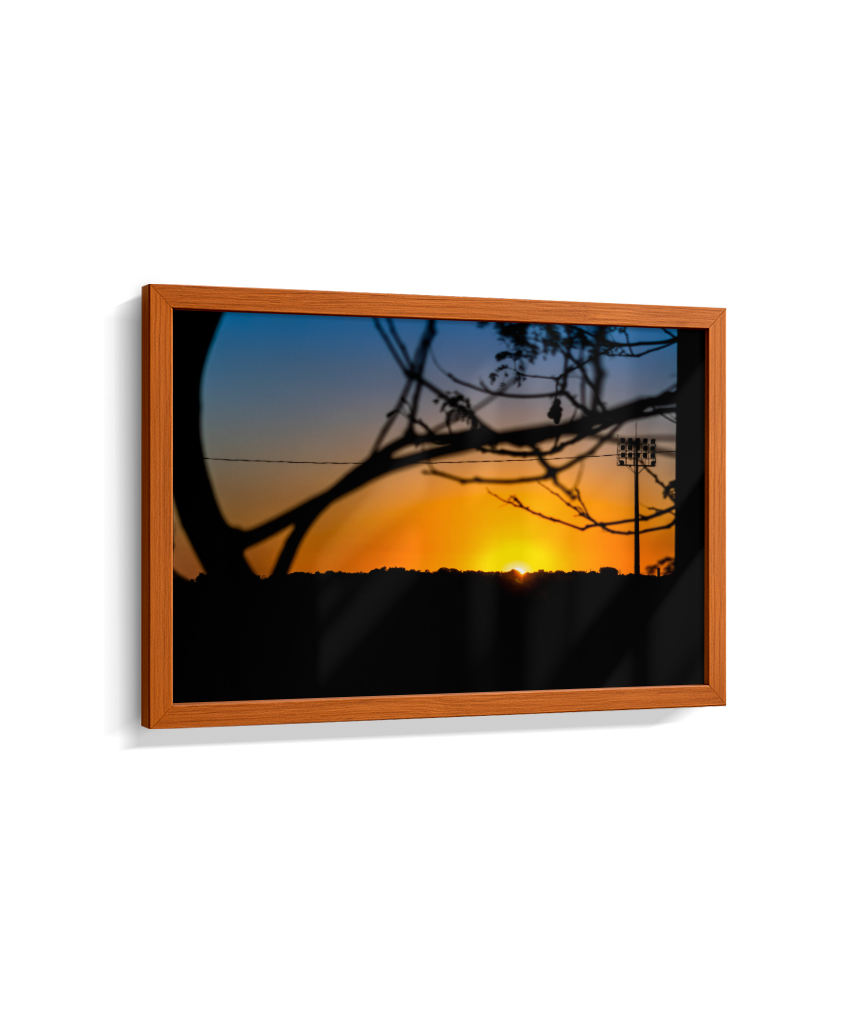 Por do sol Ginásio