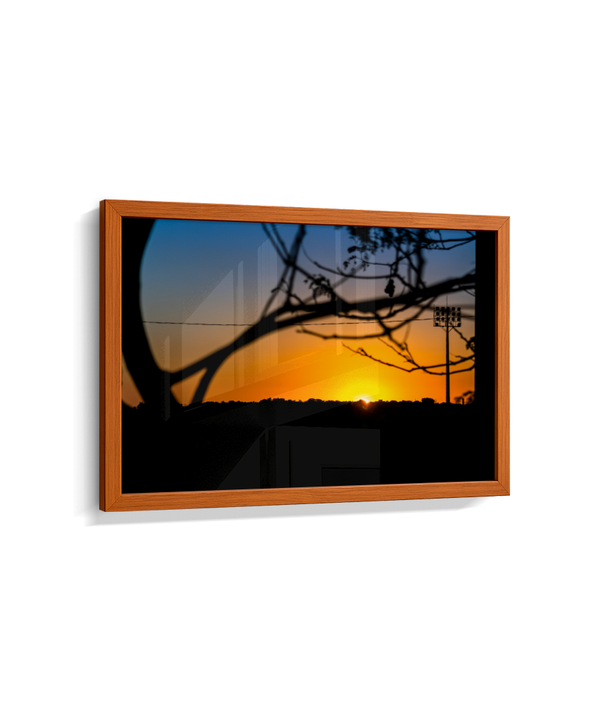 Por do sol Ginásio