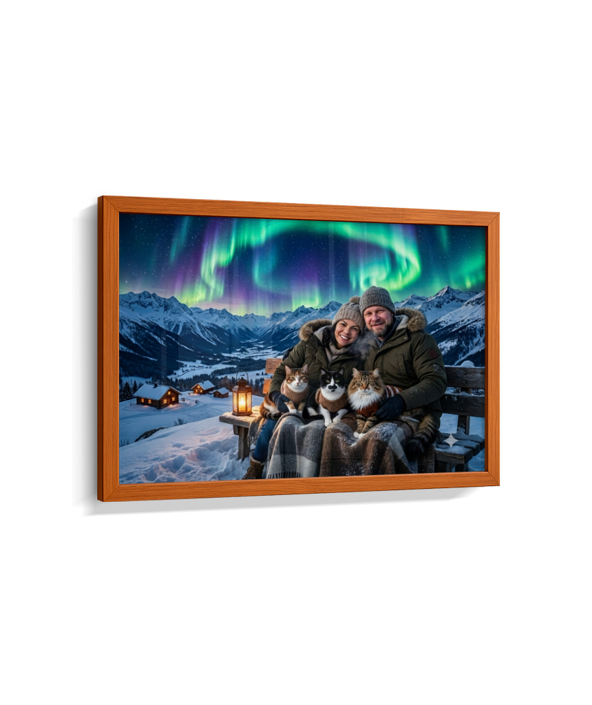 Meu gato pelo mundo - Aurora Boreal