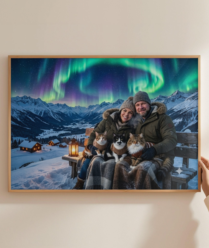 Meu gato pelo mundo - Aurora Boreal