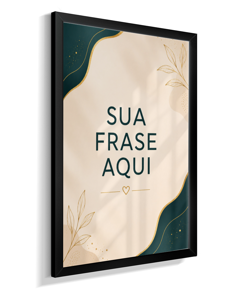 Quadro Frases Personalizadas
