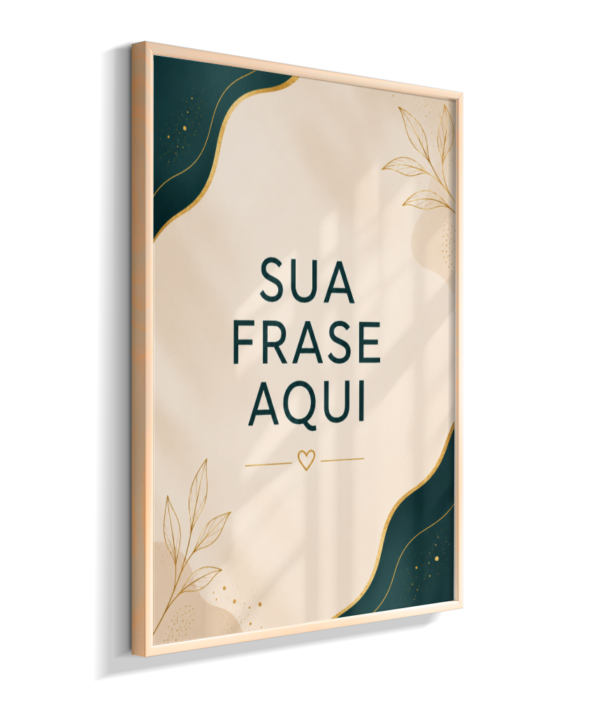 Quadro Frases Personalizadas