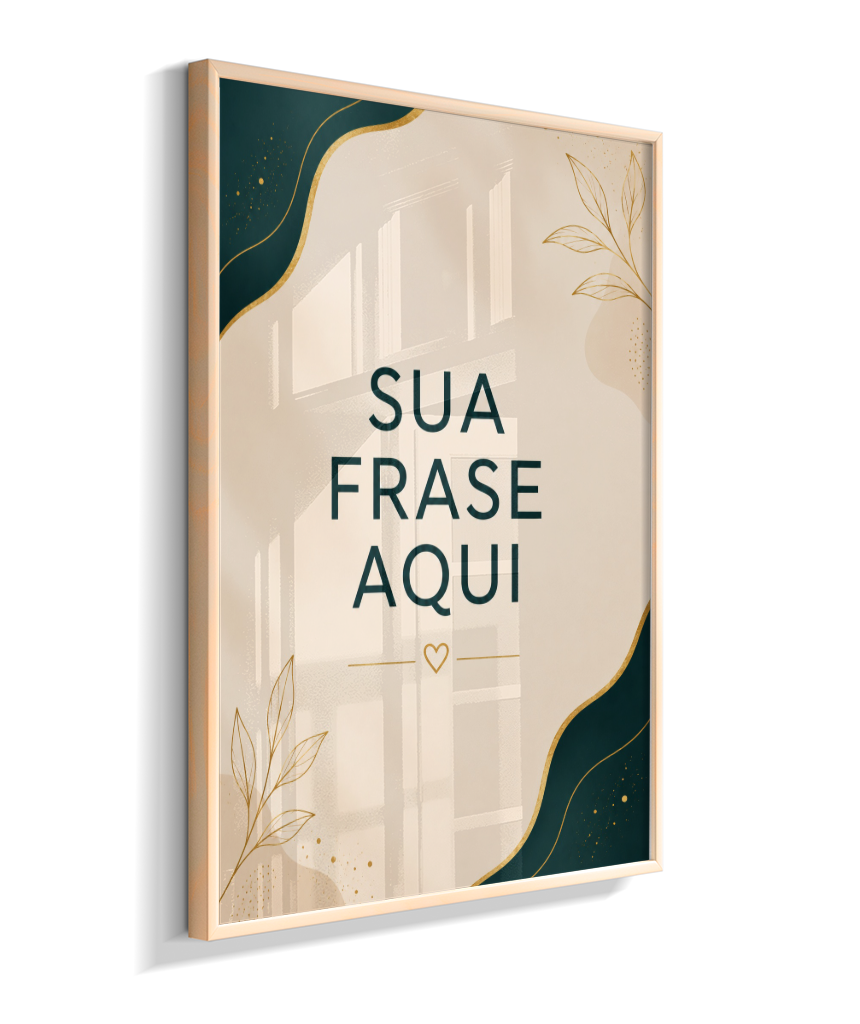 Quadro Frases Personalizadas