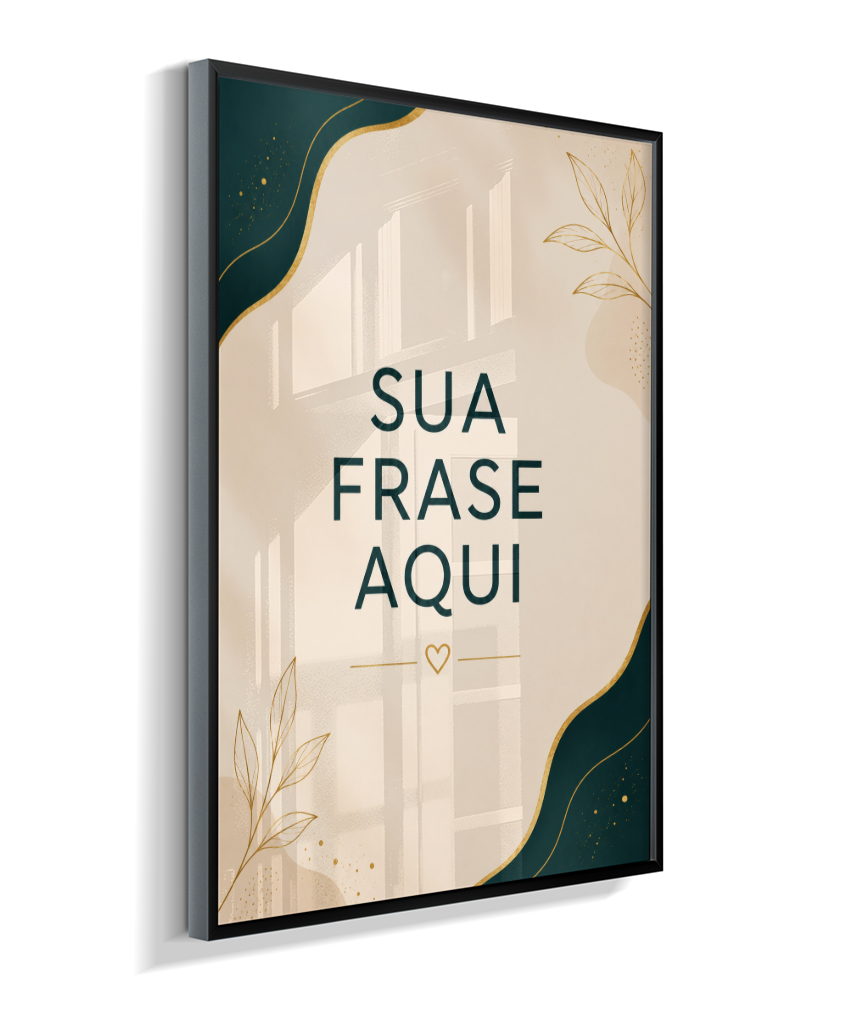 Quadro Frases Personalizadas