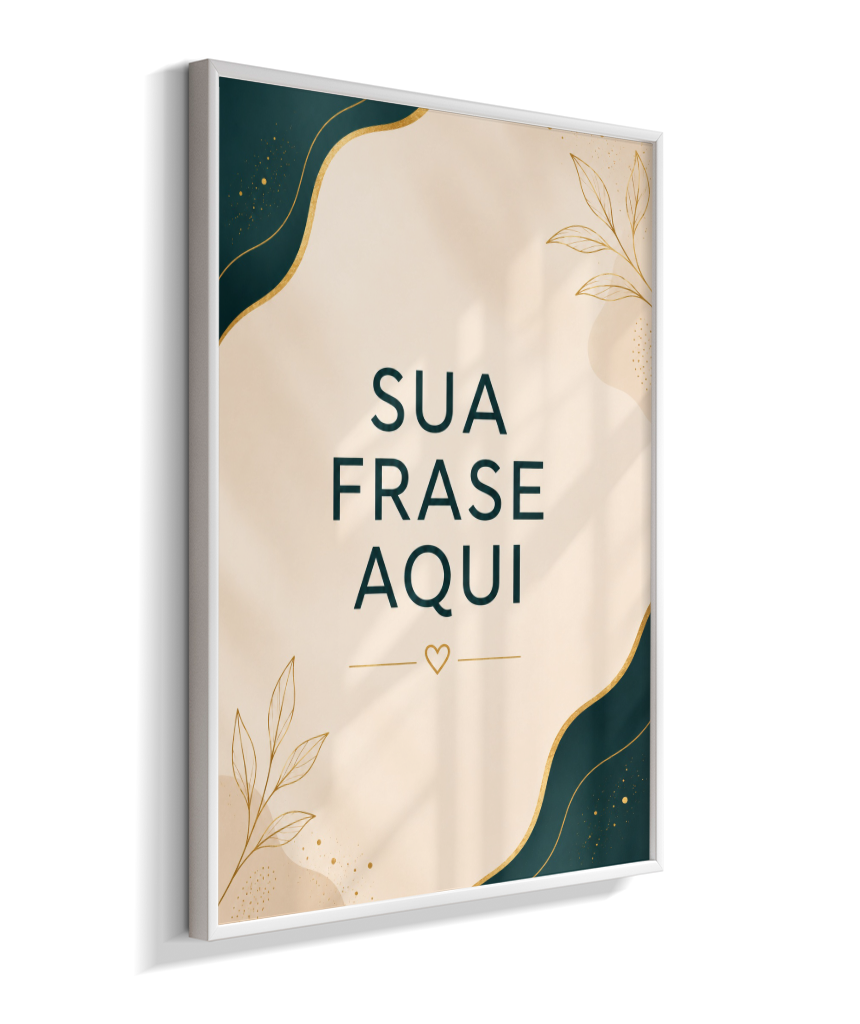 Quadro Frases Personalizadas