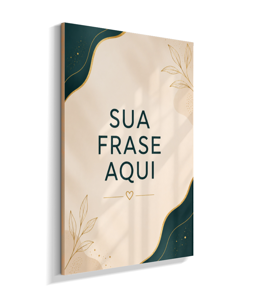 Quadro Frases Personalizadas