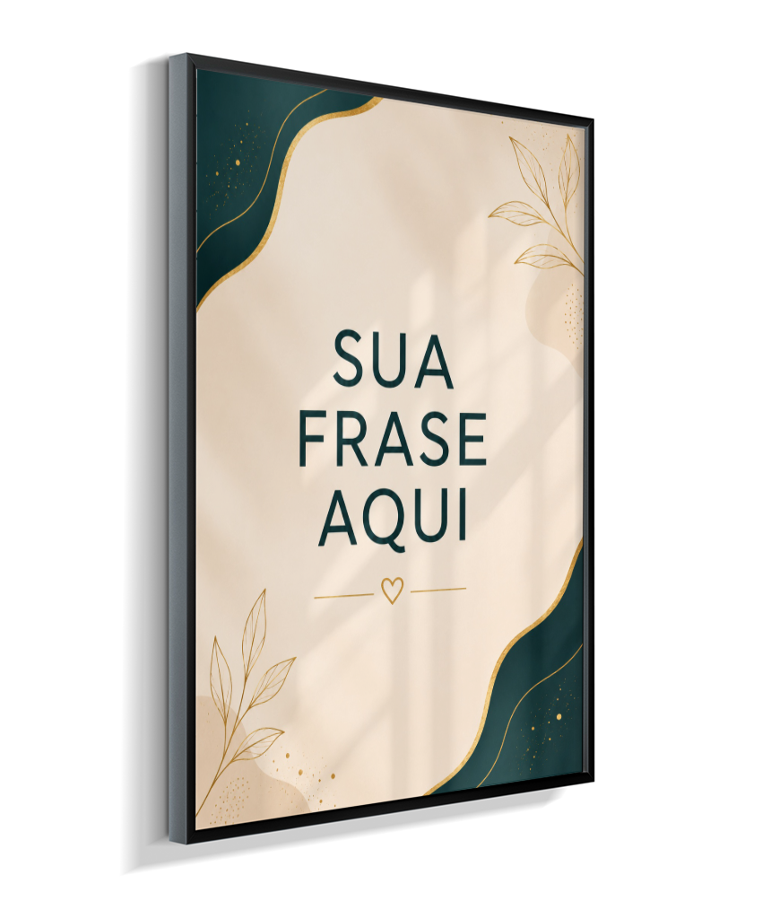 Quadro Frases Personalizadas
