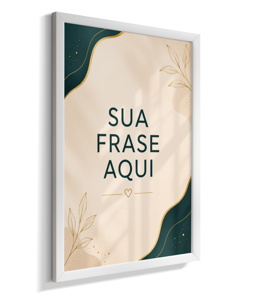 Quadro Frases Personalizadas