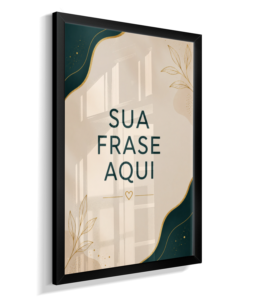 Quadro Frases Personalizadas