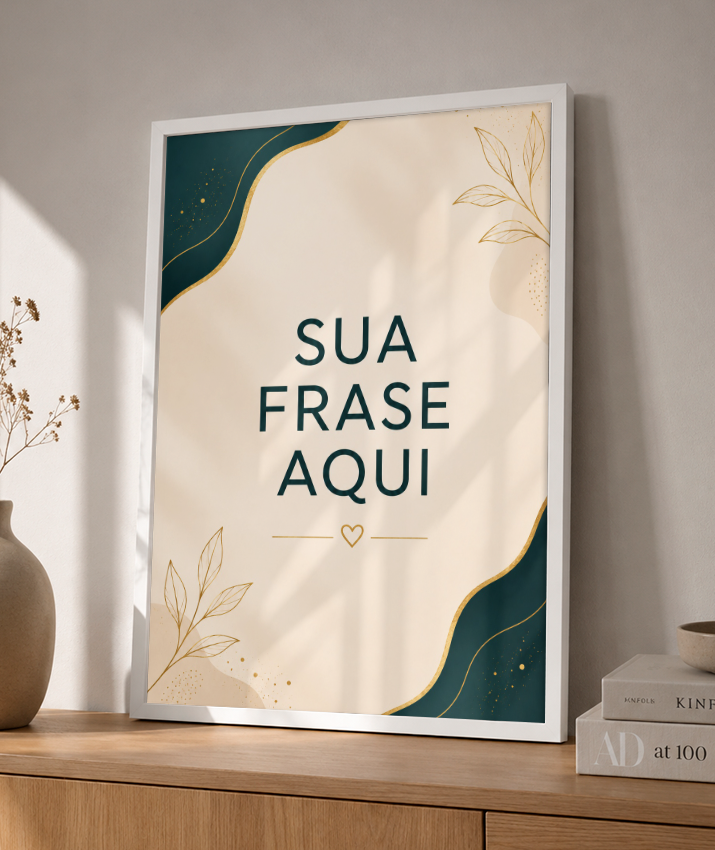 Quadro Frases Personalizadas