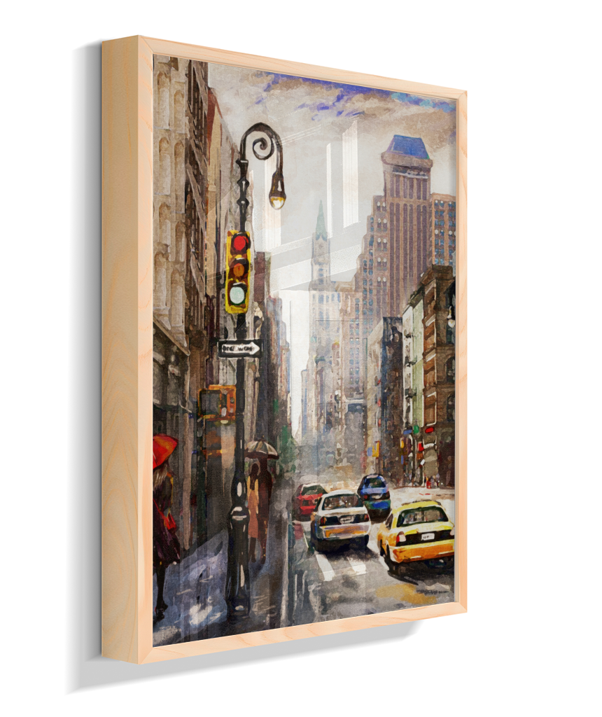 Quadro Decorativo Nova York – Arte Urbana Impressionista