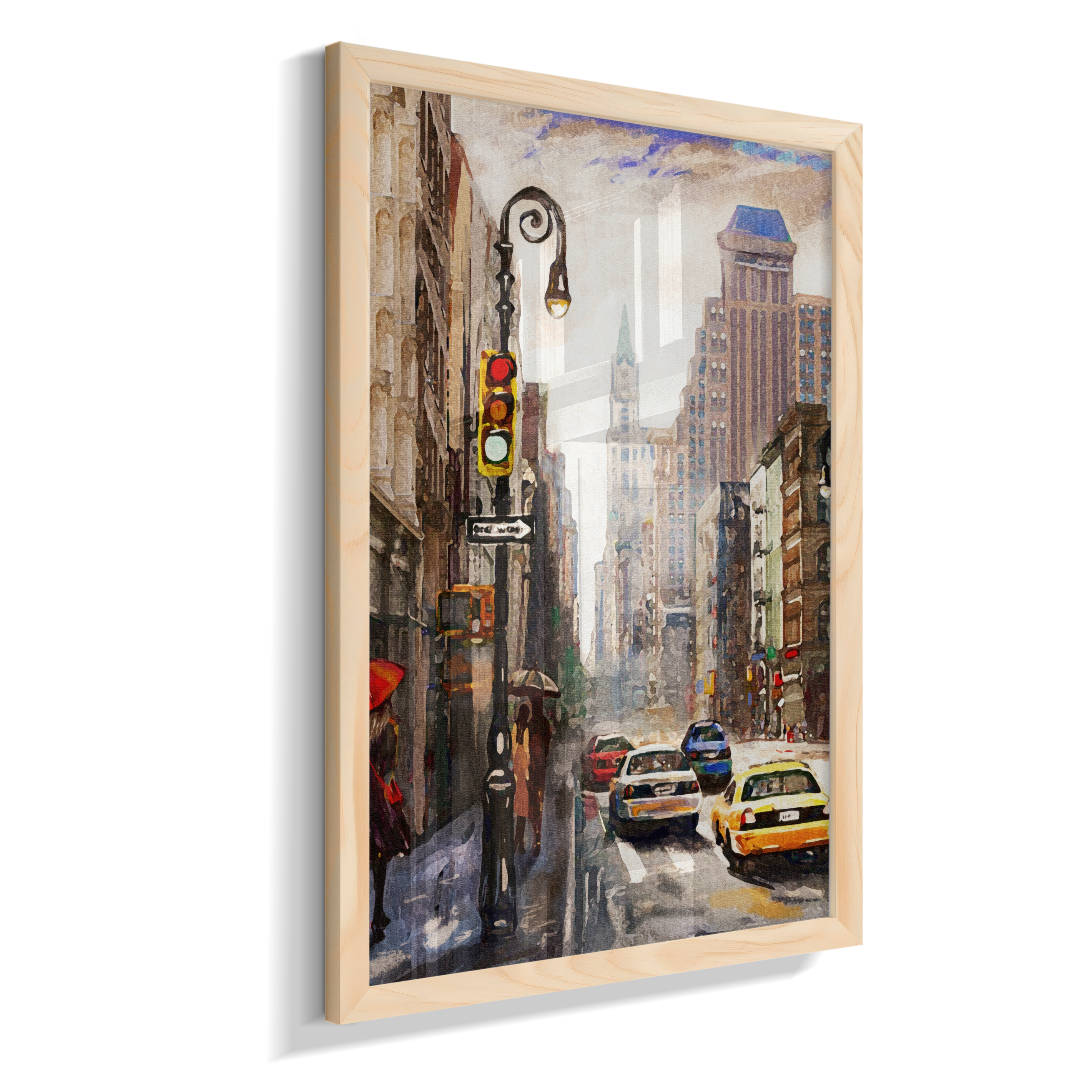 Quadro Decorativo Nova York – Arte Urbana Impressionista