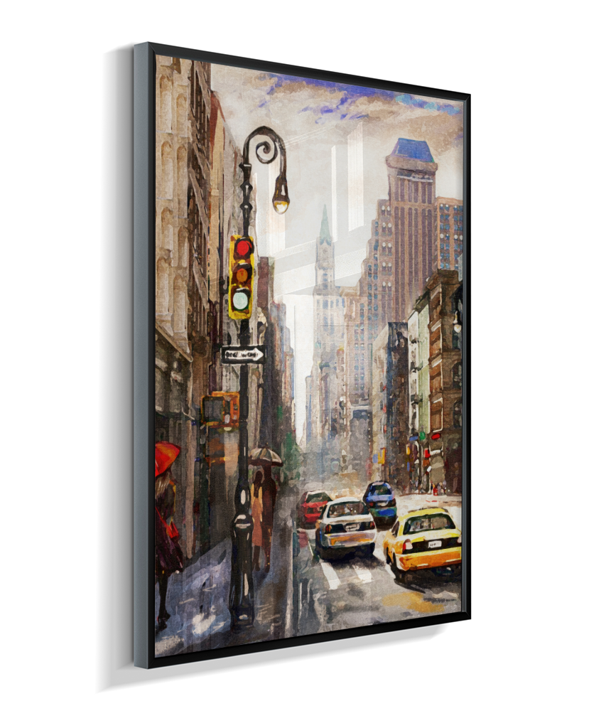 Quadro Decorativo Nova York – Arte Urbana Impressionista