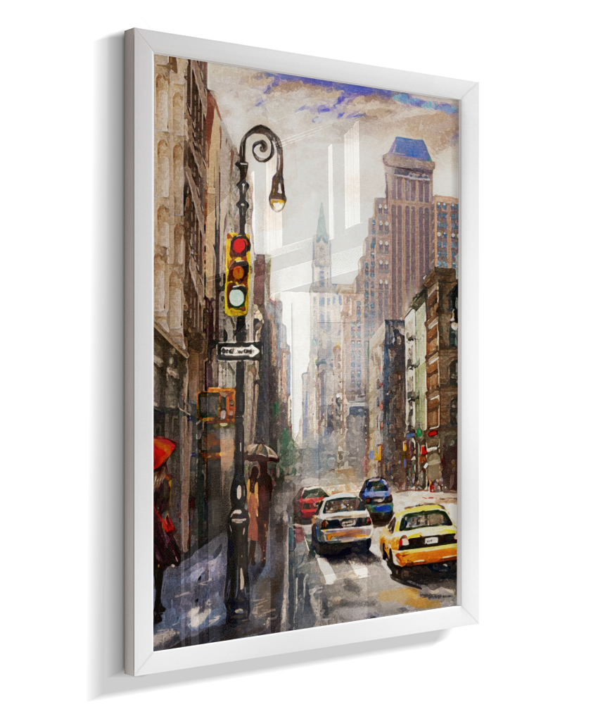 Quadro Decorativo Nova York – Arte Urbana Impressionista