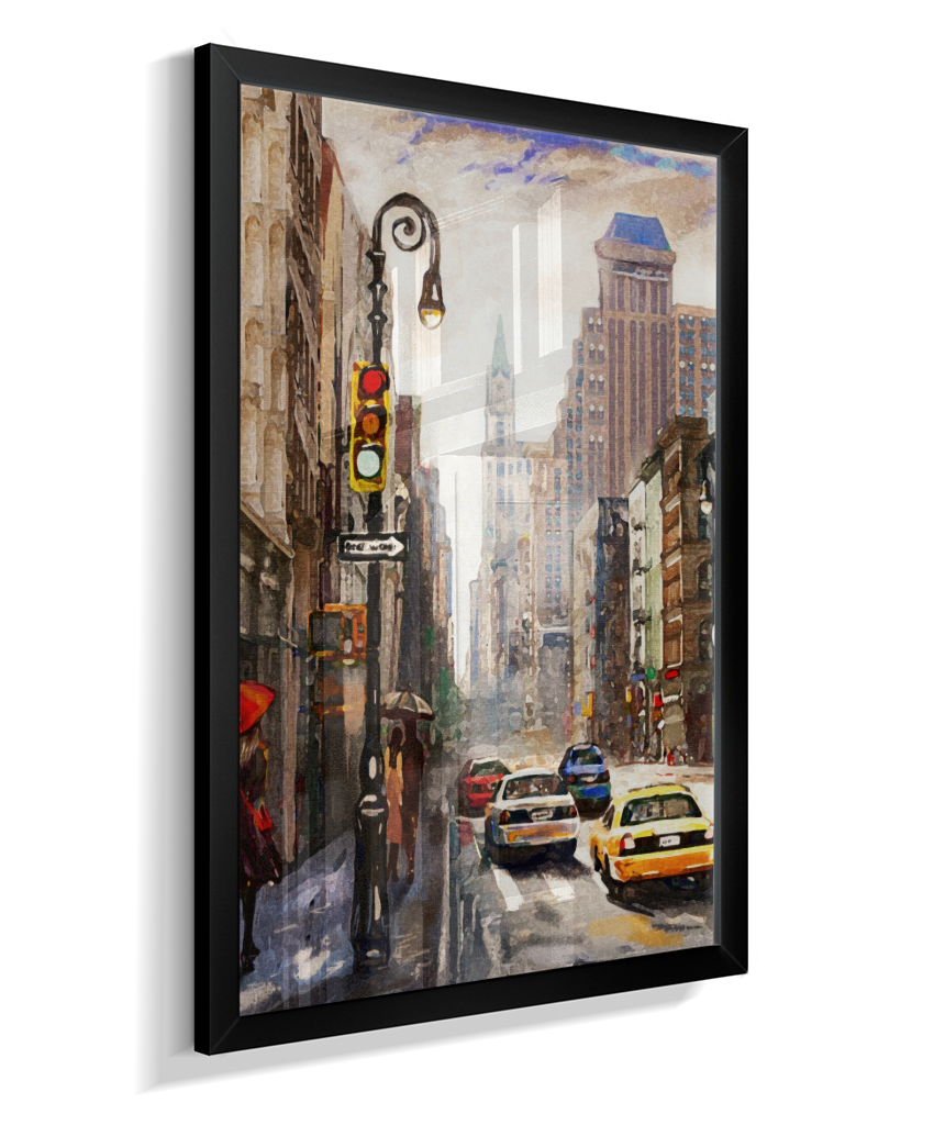 Quadro Decorativo Nova York – Arte Urbana Impressionista