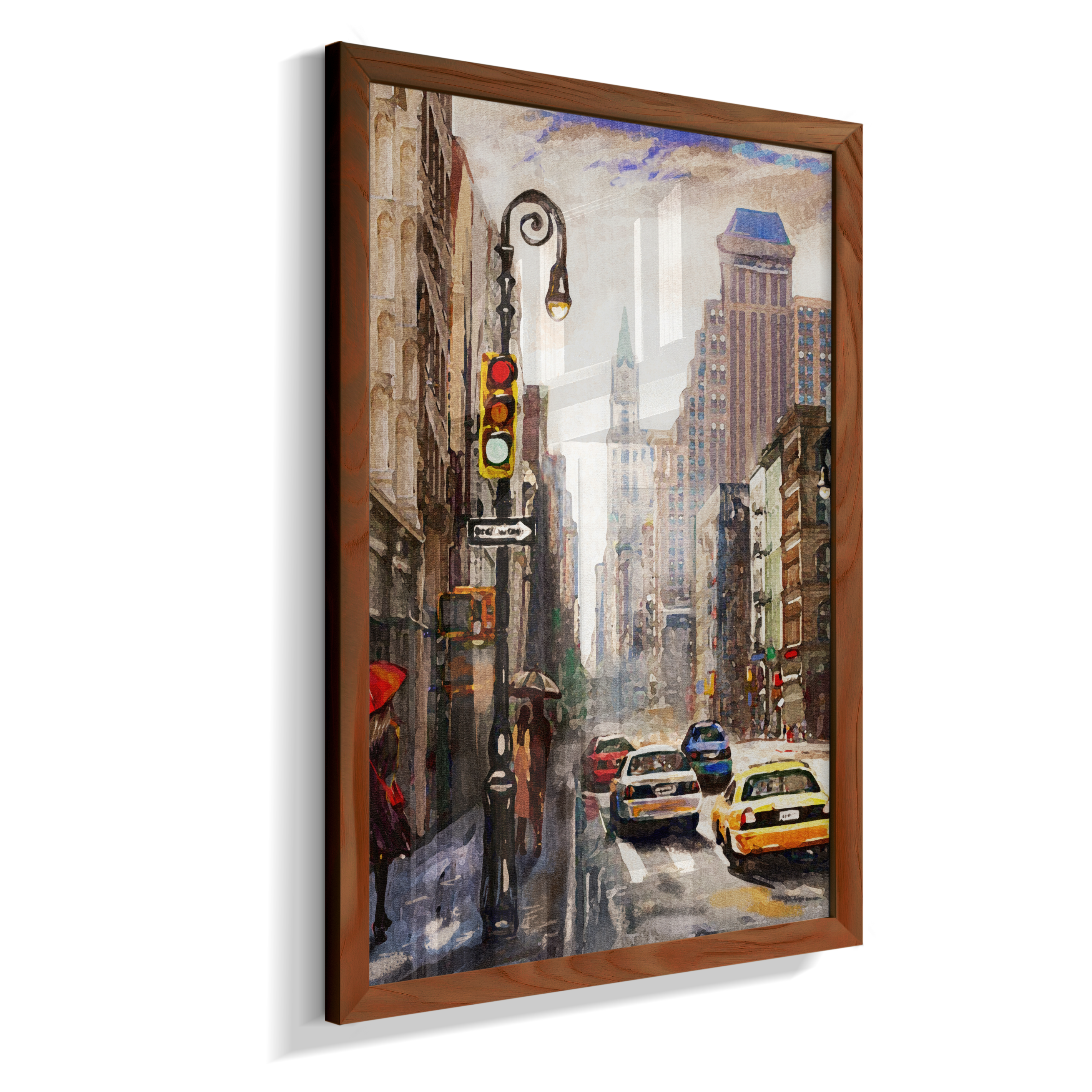 Quadro Decorativo Nova York – Arte Urbana Impressionista