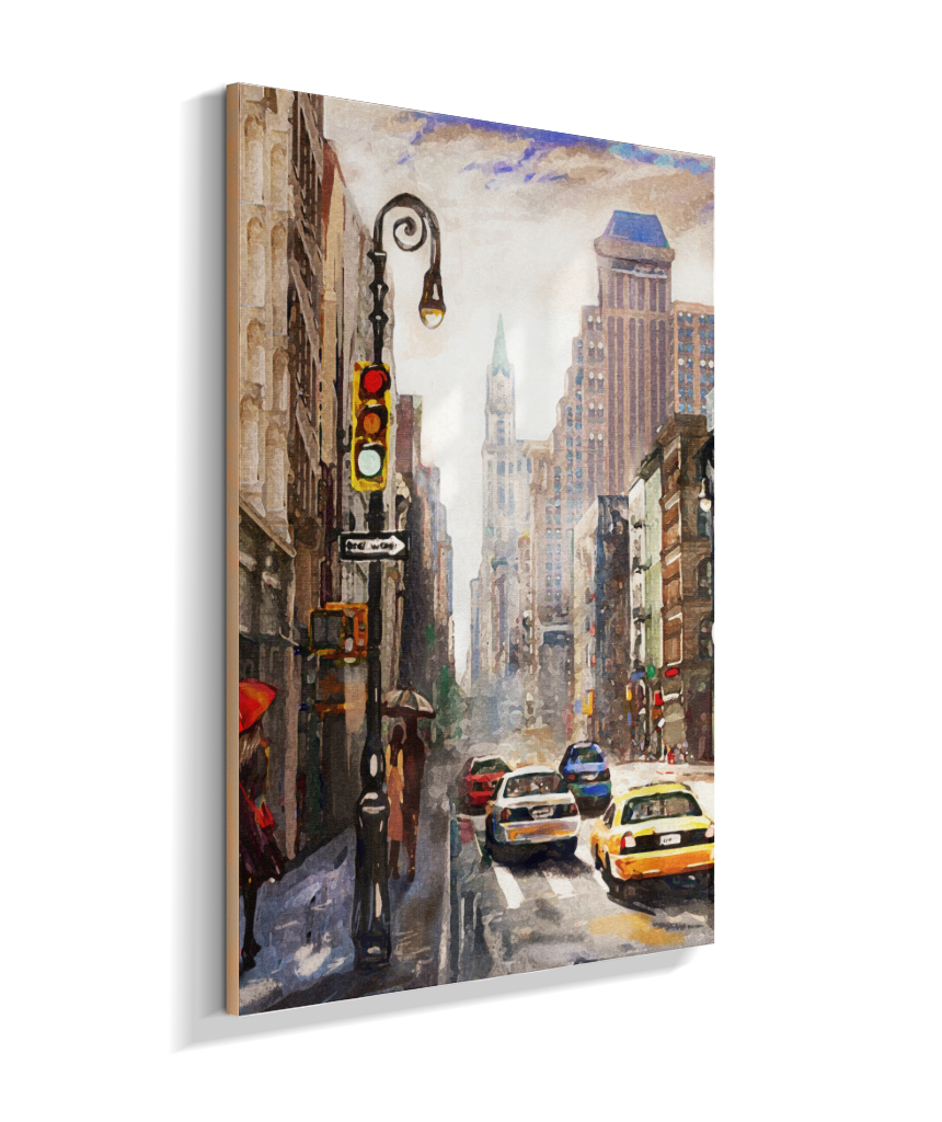 Quadro Decorativo Nova York – Arte Urbana Impressionista