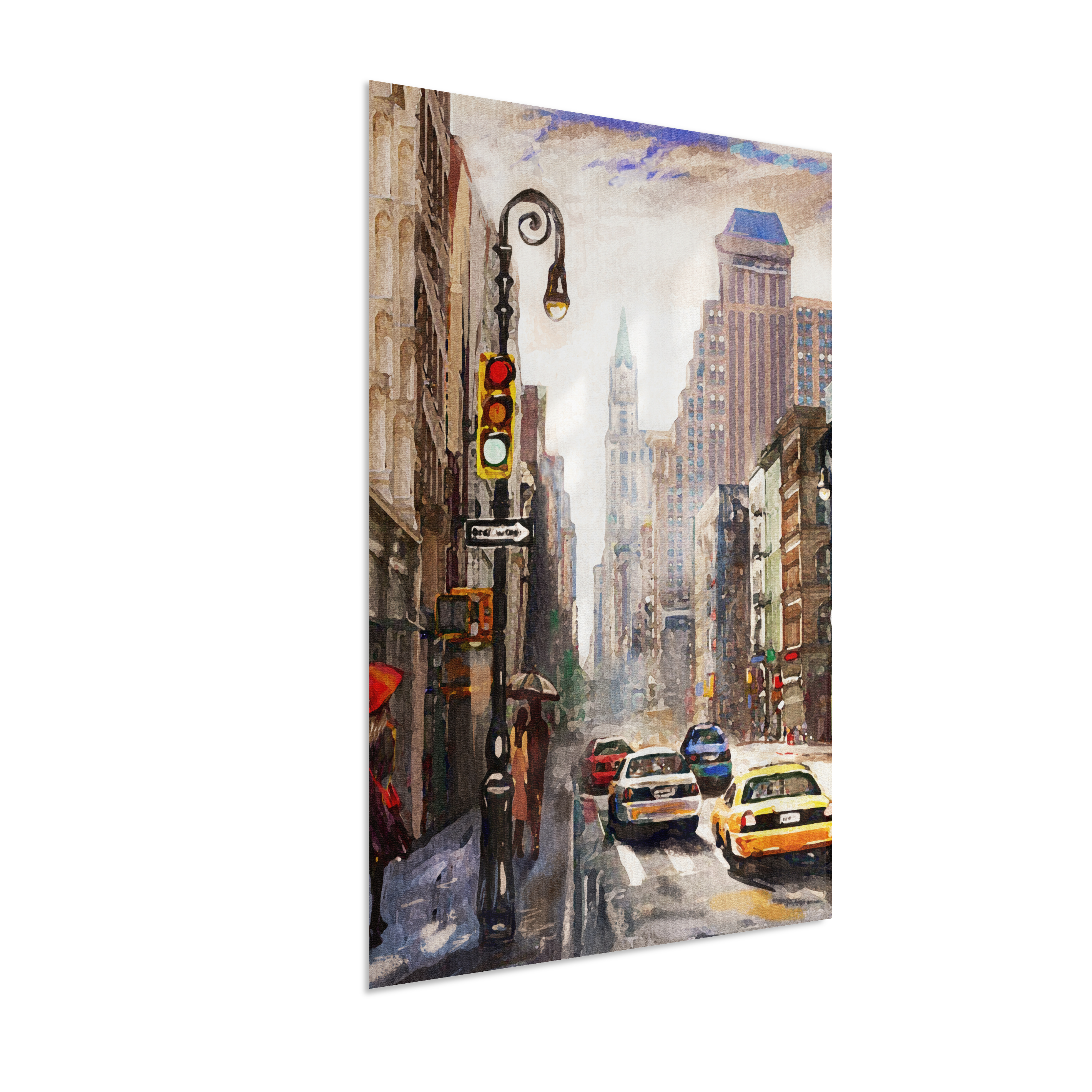 Quadro Decorativo Nova York – Arte Urbana Impressionista