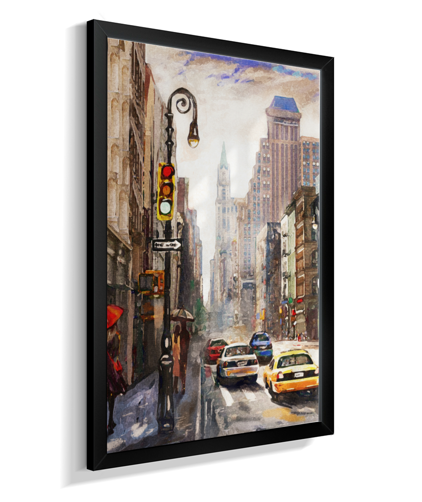 Quadro Decorativo Nova York – Arte Urbana Impressionista