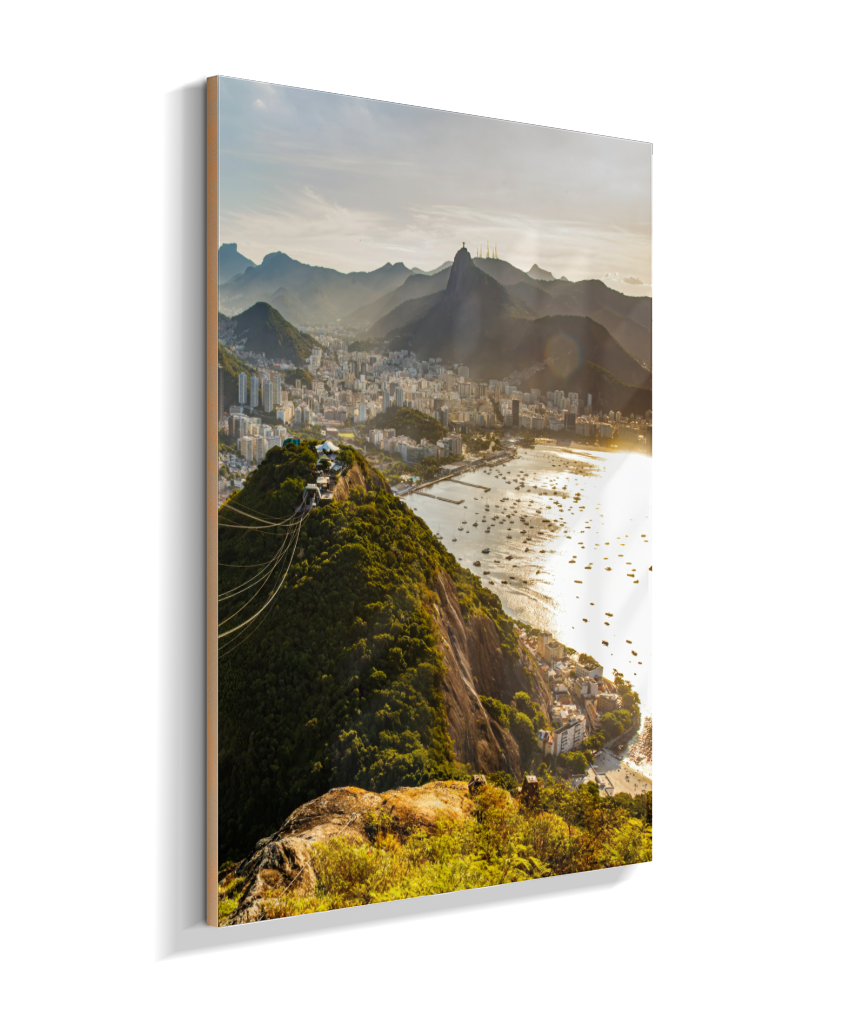 Pão de Açúcar – Díptico (Lado Direito – Cidade e Montanhas)