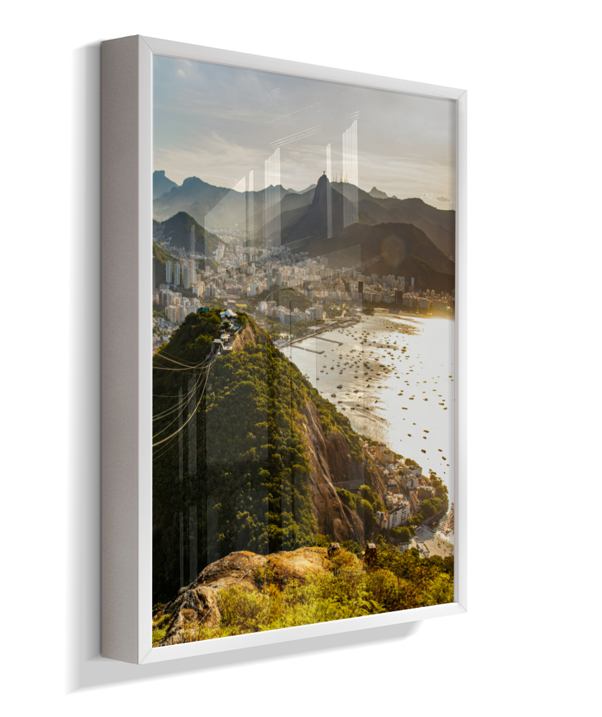 Pão de Açúcar – Díptico (Lado Direito – Cidade e Montanhas)