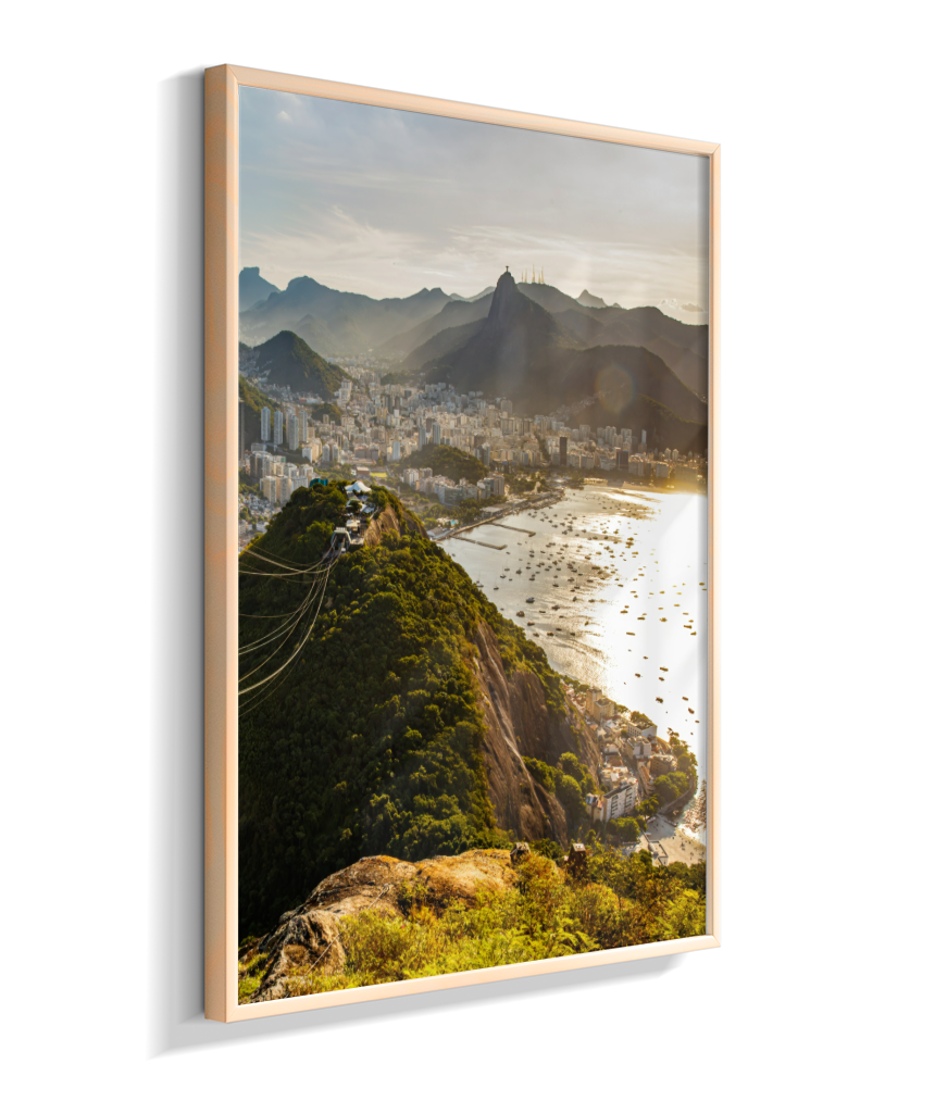 Pão de Açúcar – Díptico (Lado Direito – Cidade e Montanhas)