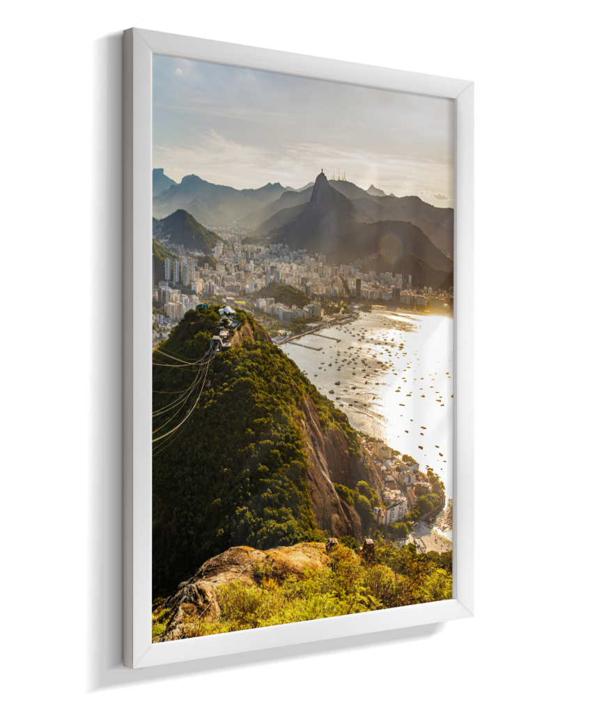 Pão de Açúcar – Díptico (Lado Direito – Cidade e Montanhas)
