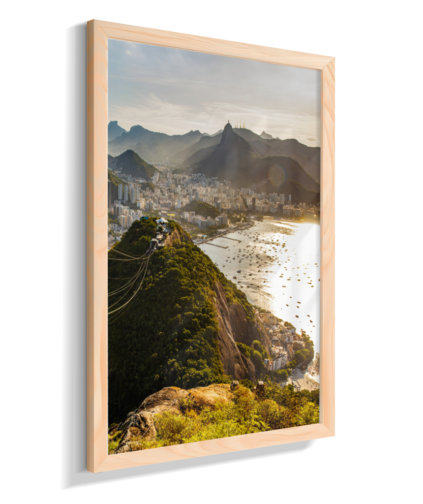 Pão de Açúcar – Díptico (Lado Direito – Cidade e Montanhas)